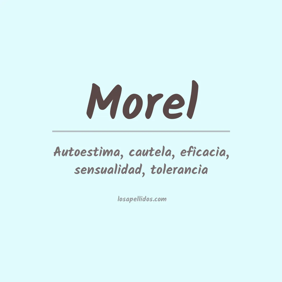 Apellido Morel