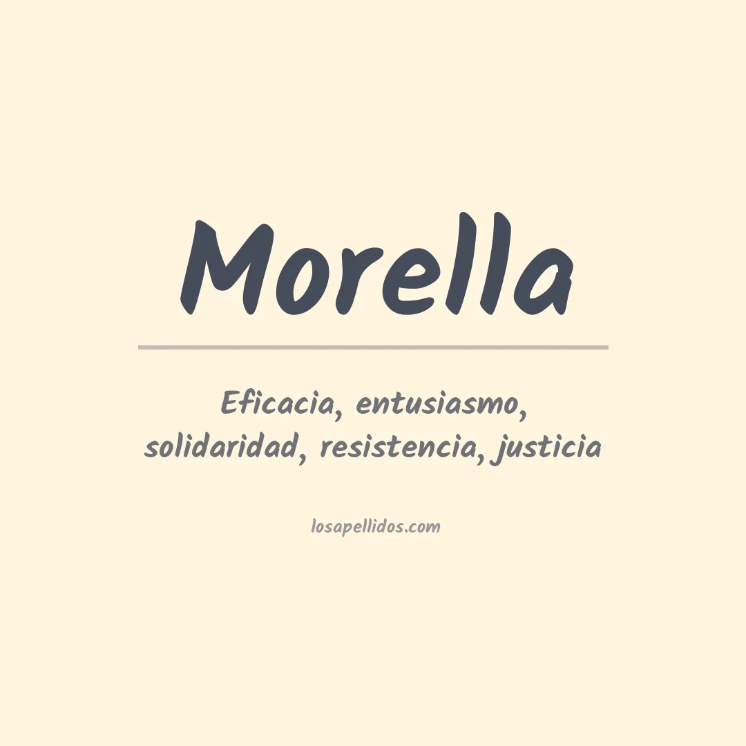 Apellido Morella
