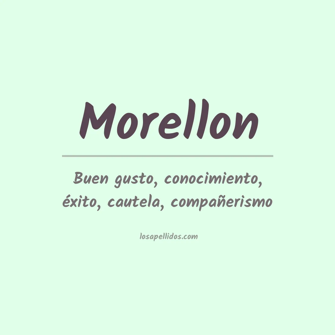 Apellido Morellon