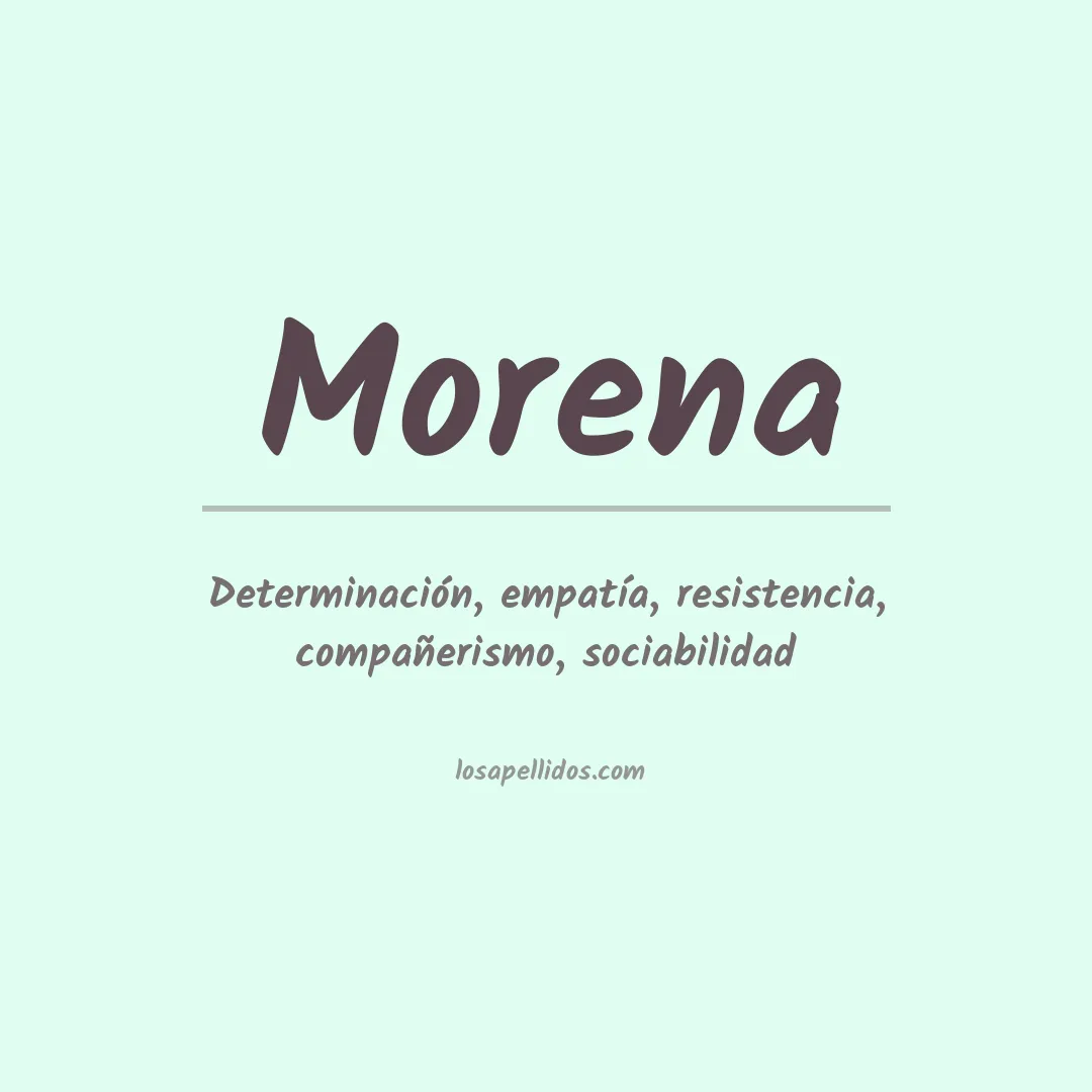 Apellido Morena