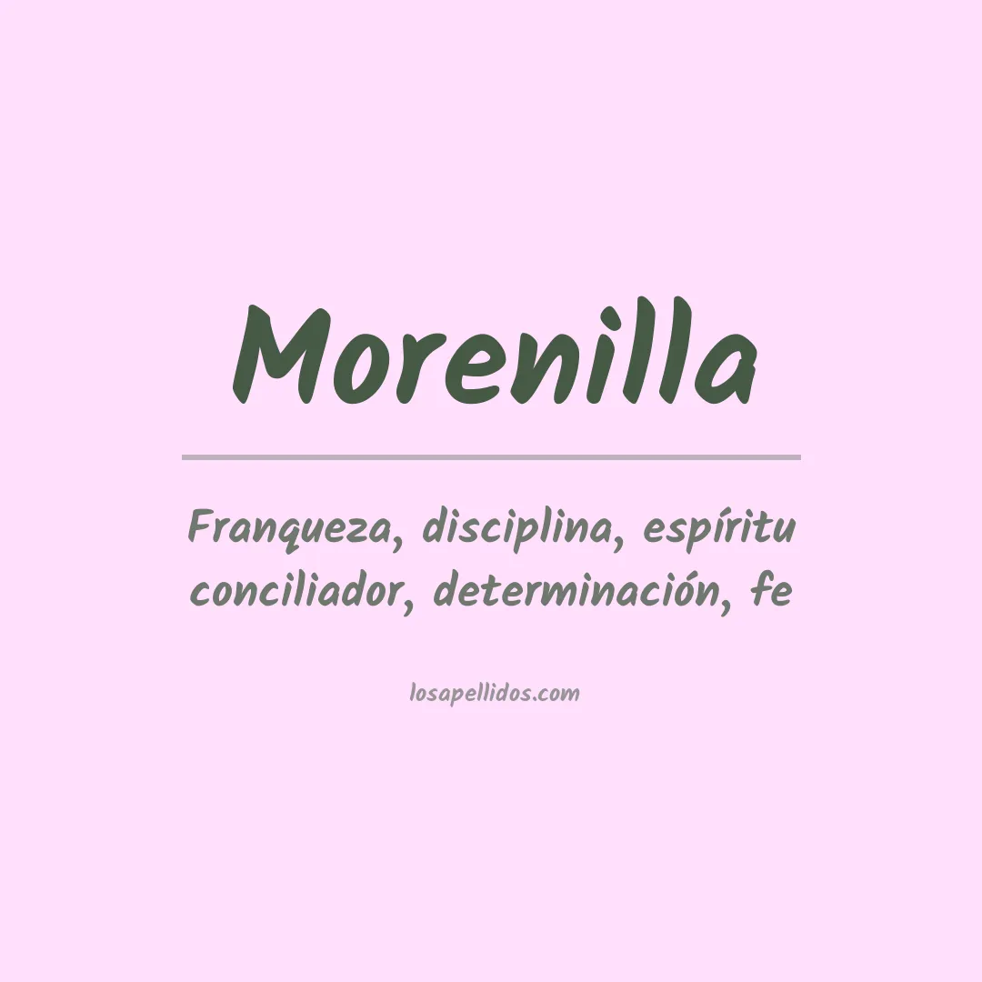 Apellido Morenilla