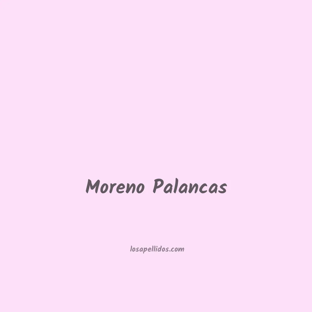Moreno palancas en chino