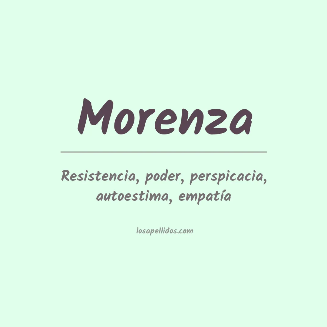 Apellido Morenza