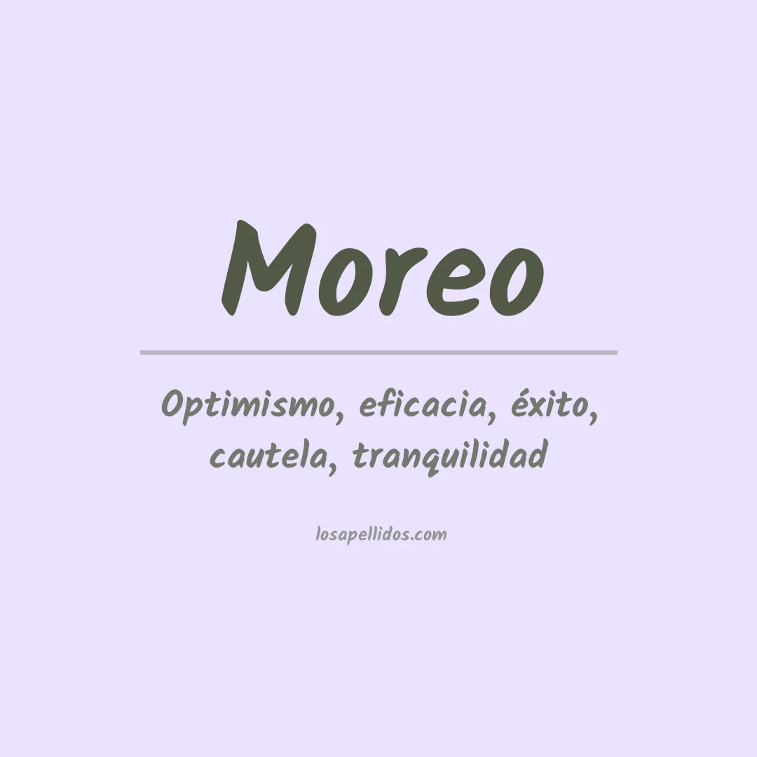 Apellido Moreo