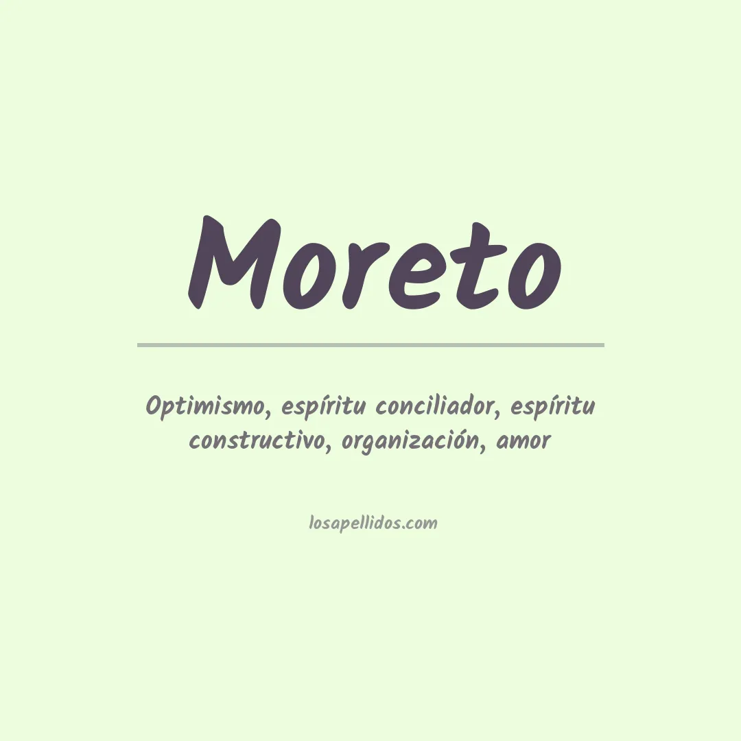 Apellido Moreto