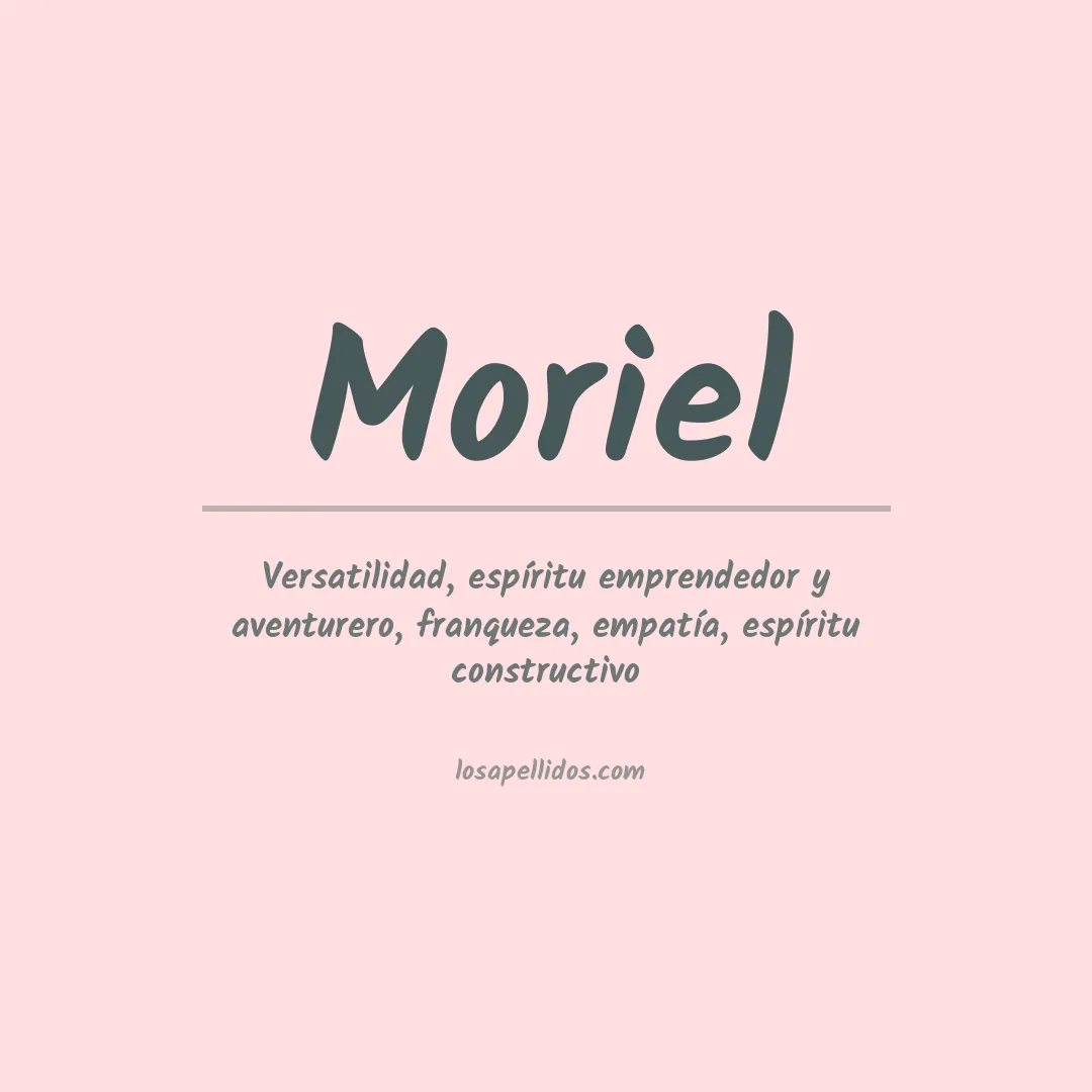 Apellido Moriel