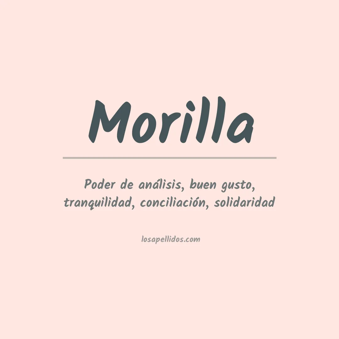Apellido Morilla