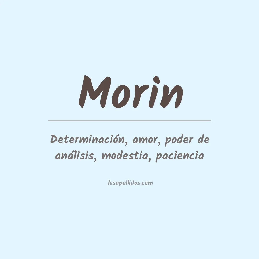 Apellido Morin