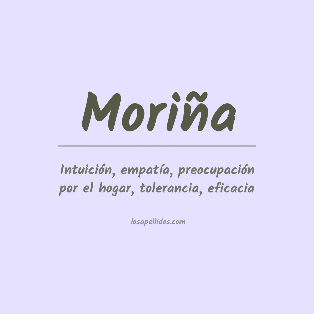 Apellido Moriña