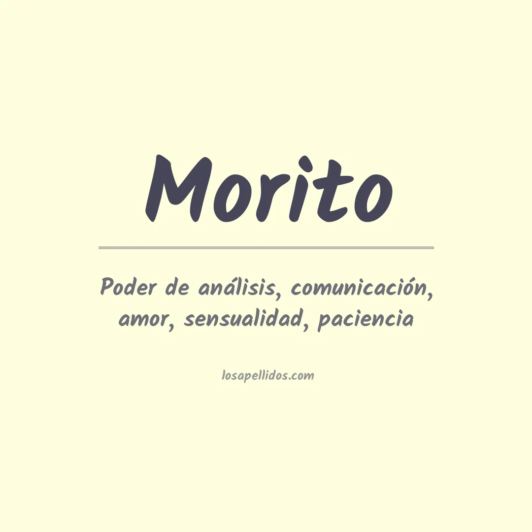 Apellido Morito