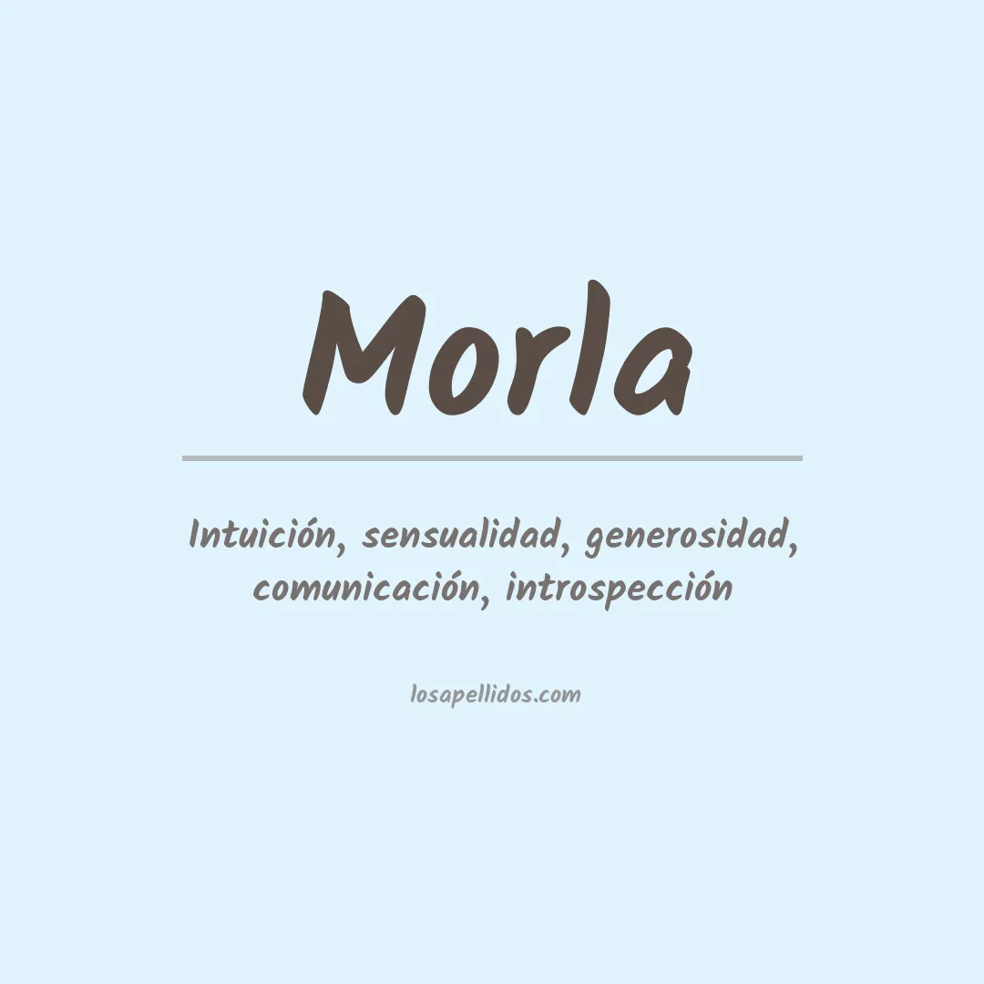Apellido Morla