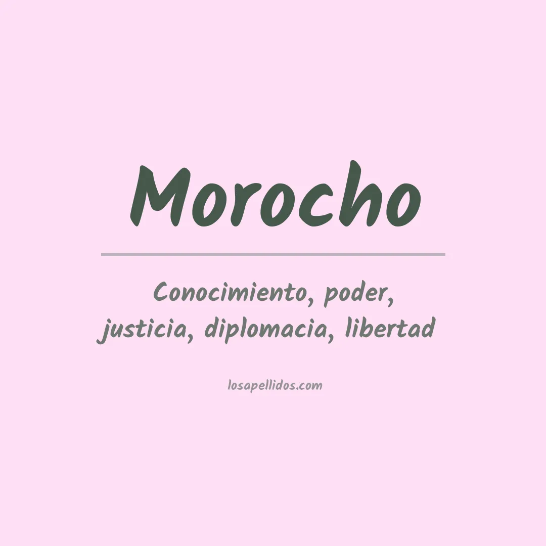 Apellido Morocho