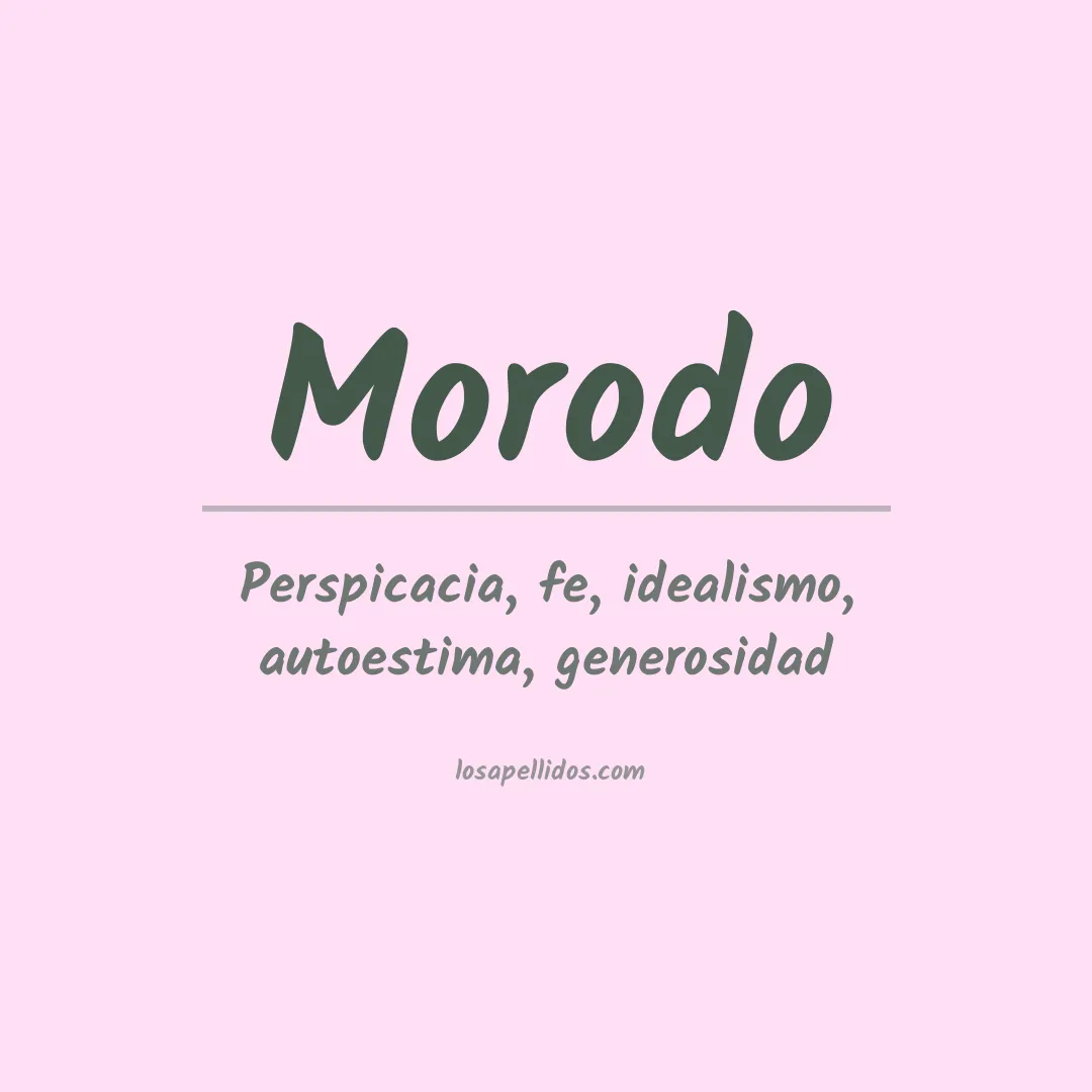 Apellido Morodo