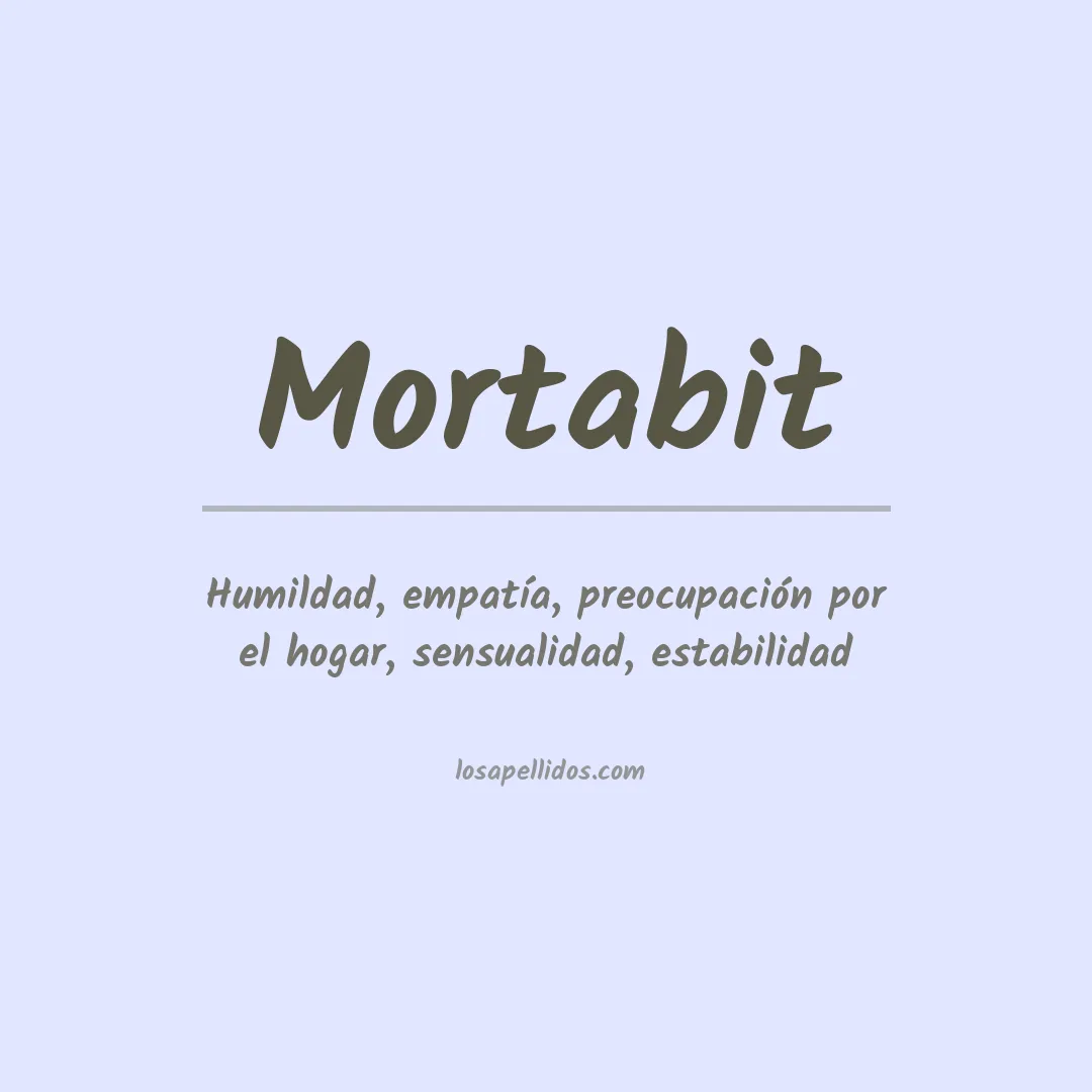Apellido Mortabit