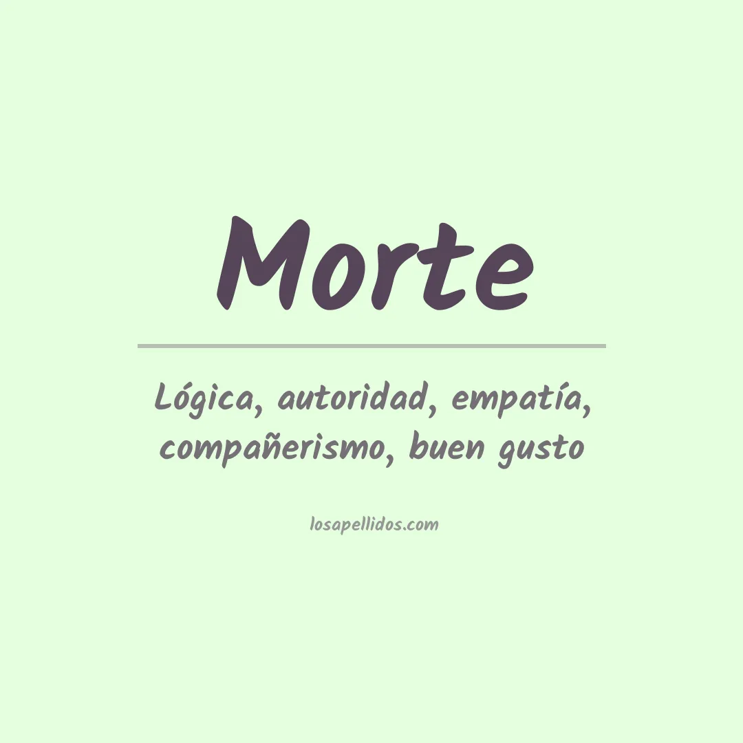 Apellido Morte