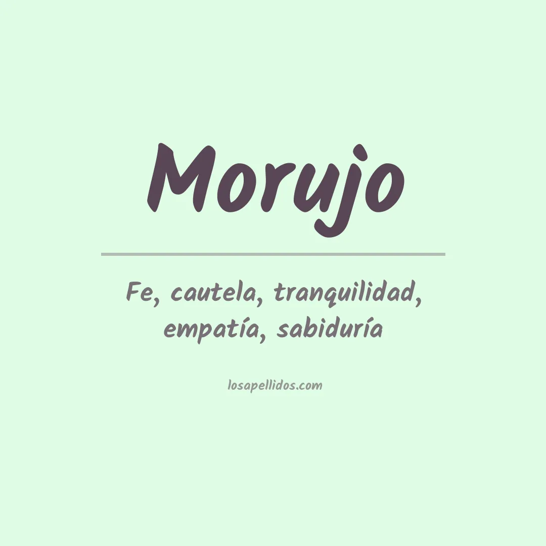 Apellido Morujo