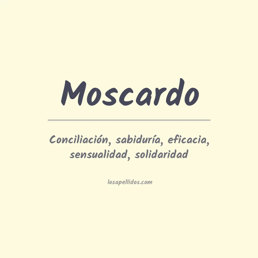 Apellido Moscardo