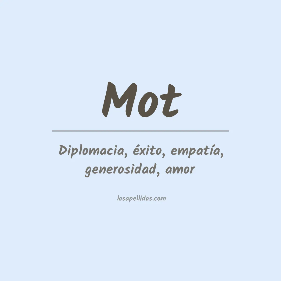 Apellido Mot