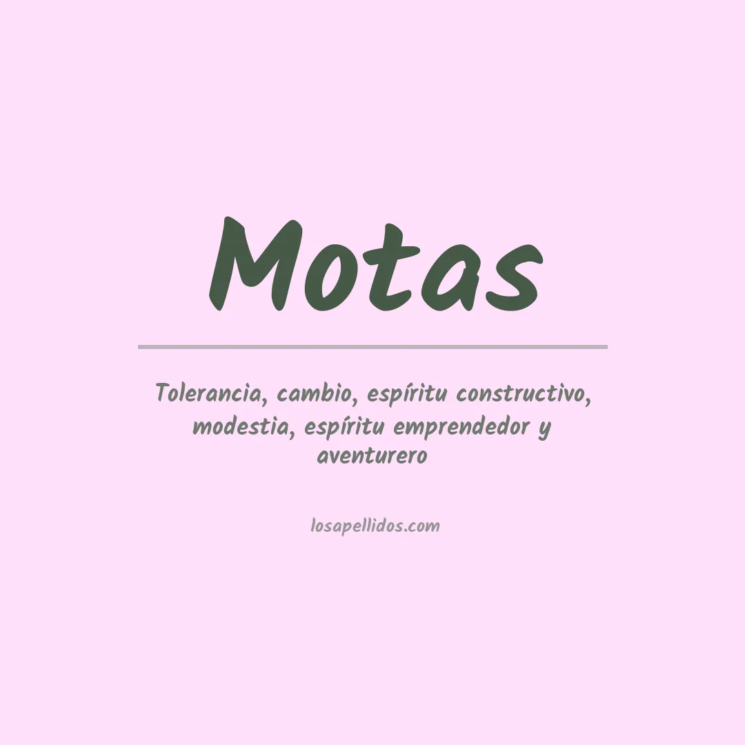 Apellido Motas