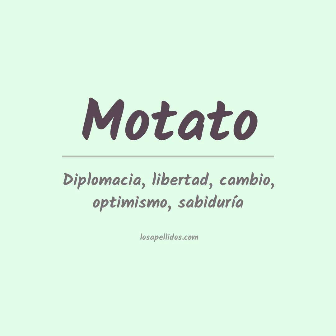 Apellido Motato