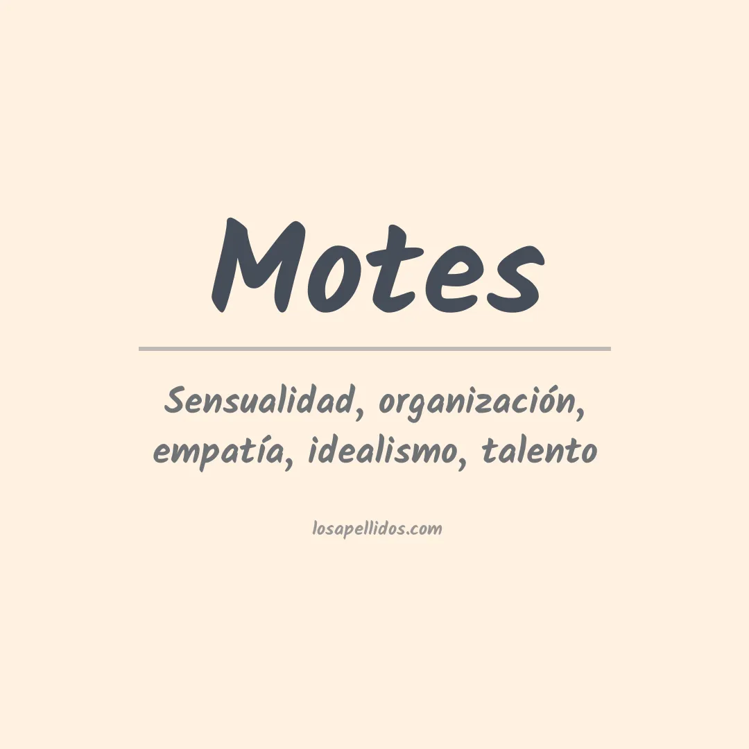 Apellido Motes