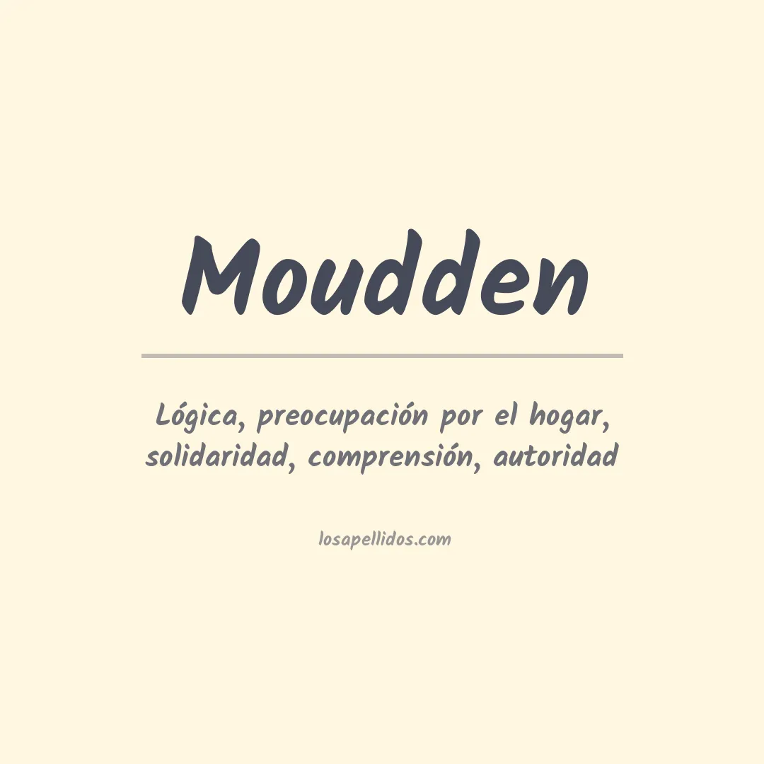 Apellido Moudden
