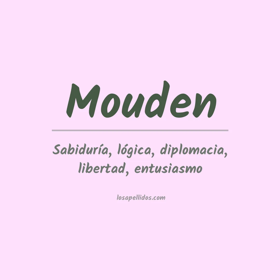 Apellido Mouden