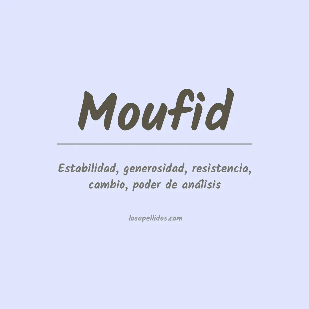 Apellido Moufid
