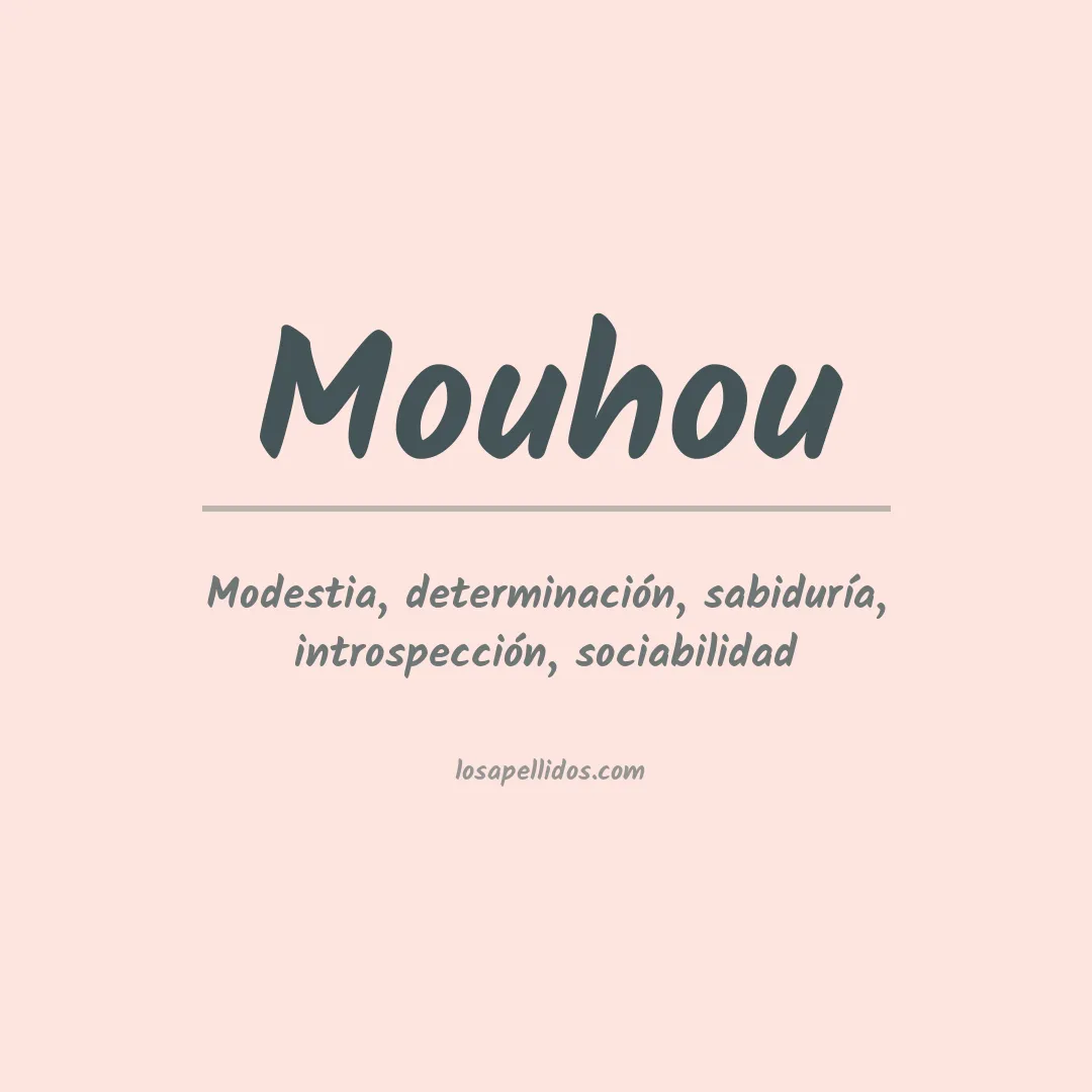 Apellido Mouhou
