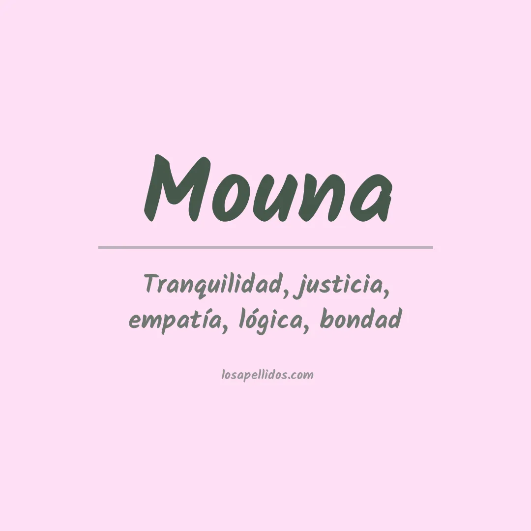 Apellido Mouna