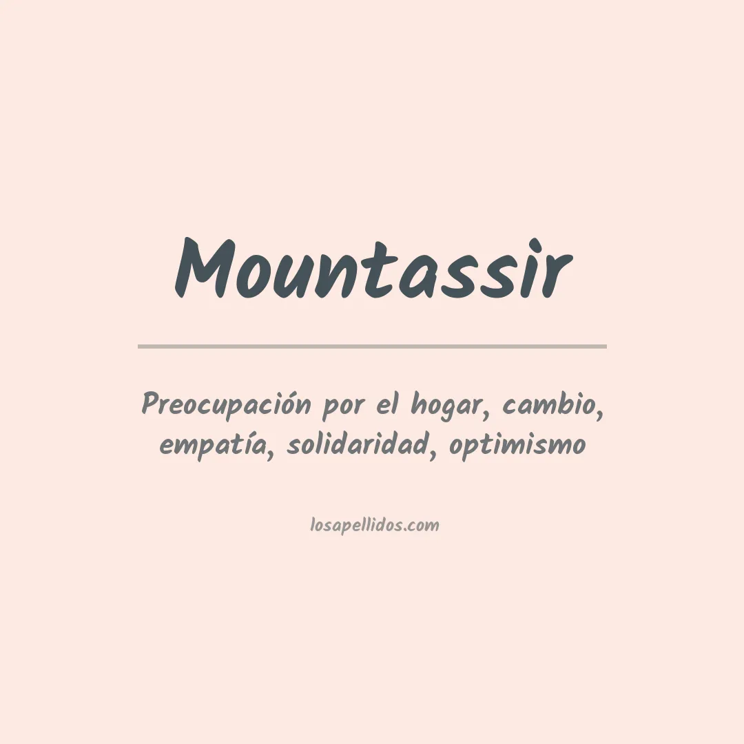 Apellido Mountassir