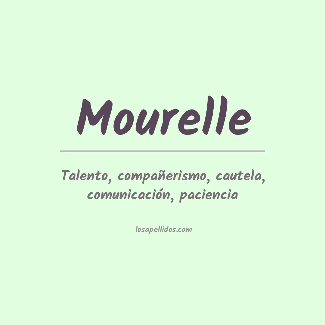 Apellido Mourelle
