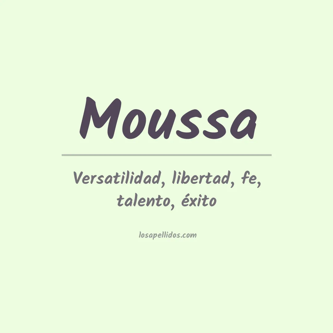Apellido Moussa