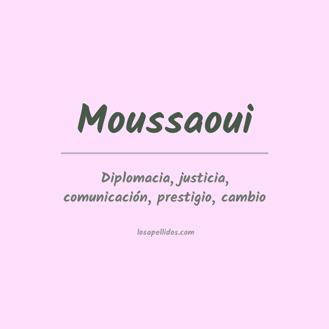 Apellido Moussaoui