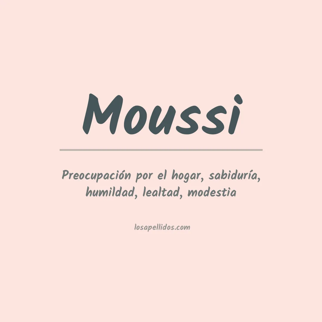 Apellido Moussi