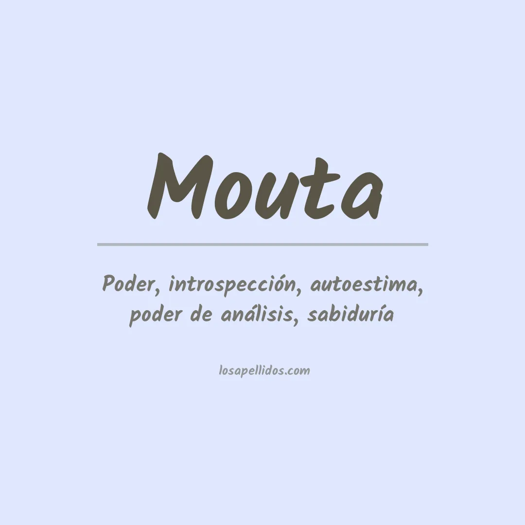 Apellido Mouta