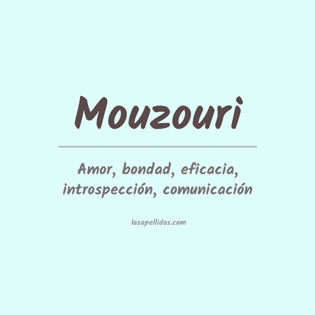 Apellido Mouzouri