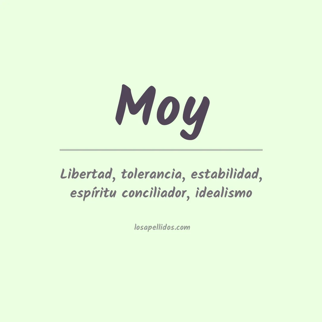 Apellido Moy