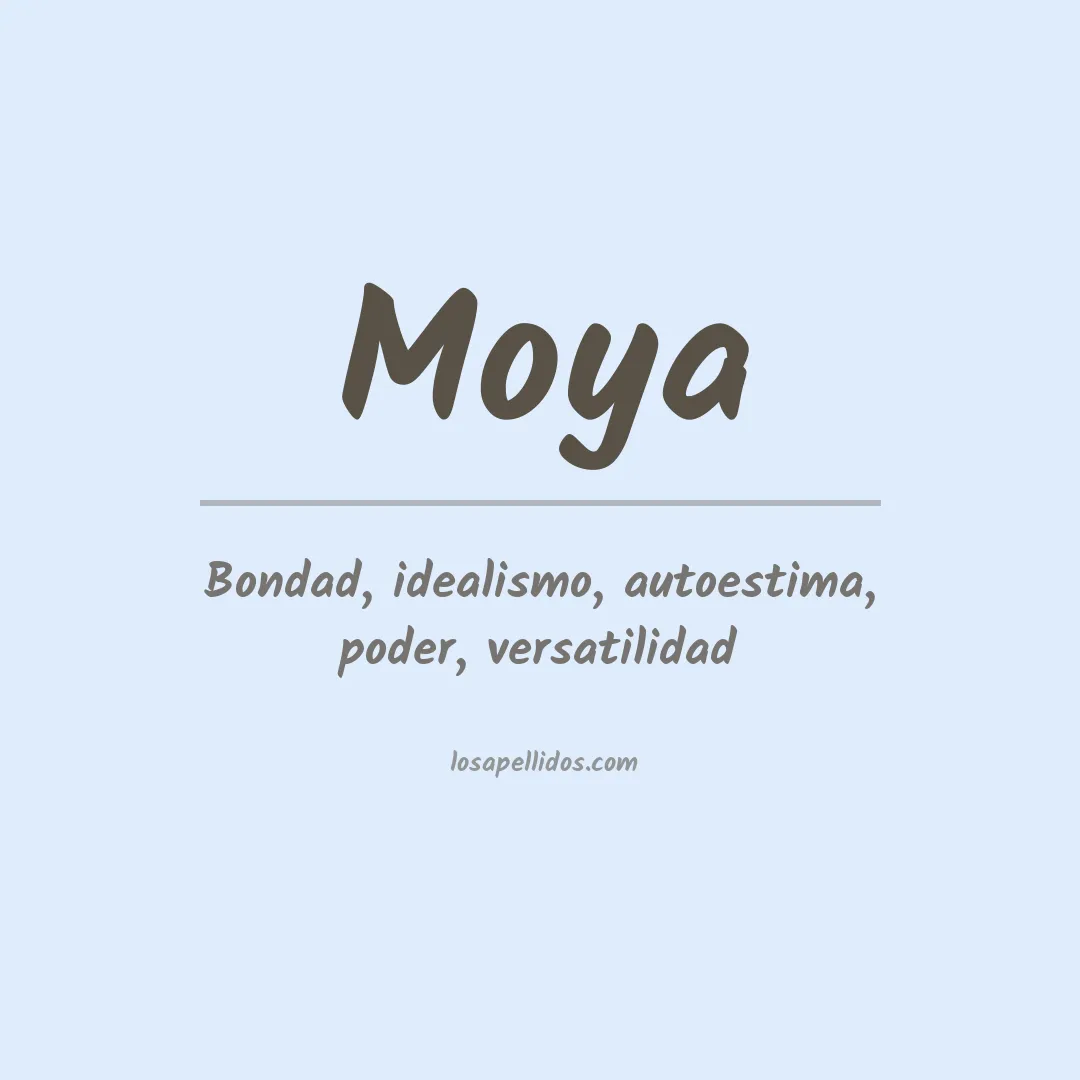 Apellido Moya