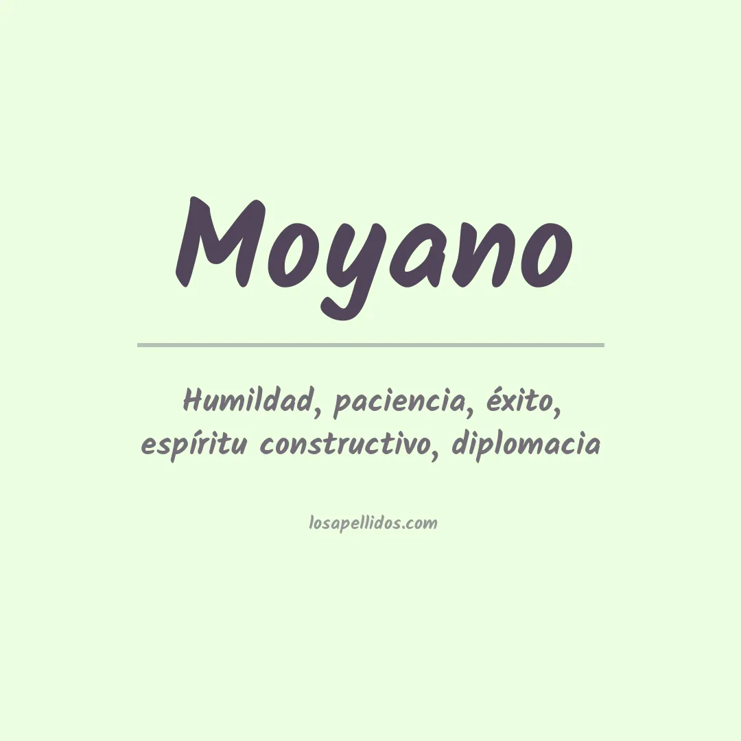 Apellido Moyano