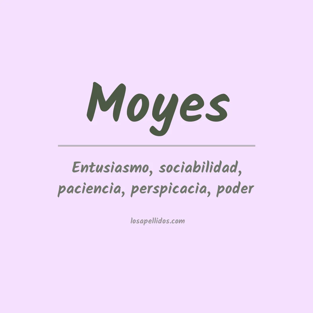 Apellido Moyes