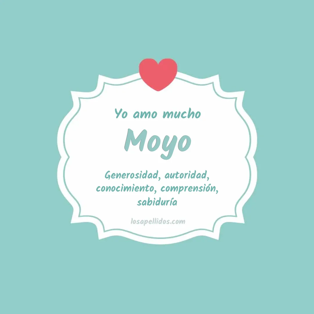 Yo amo mucho Moyo