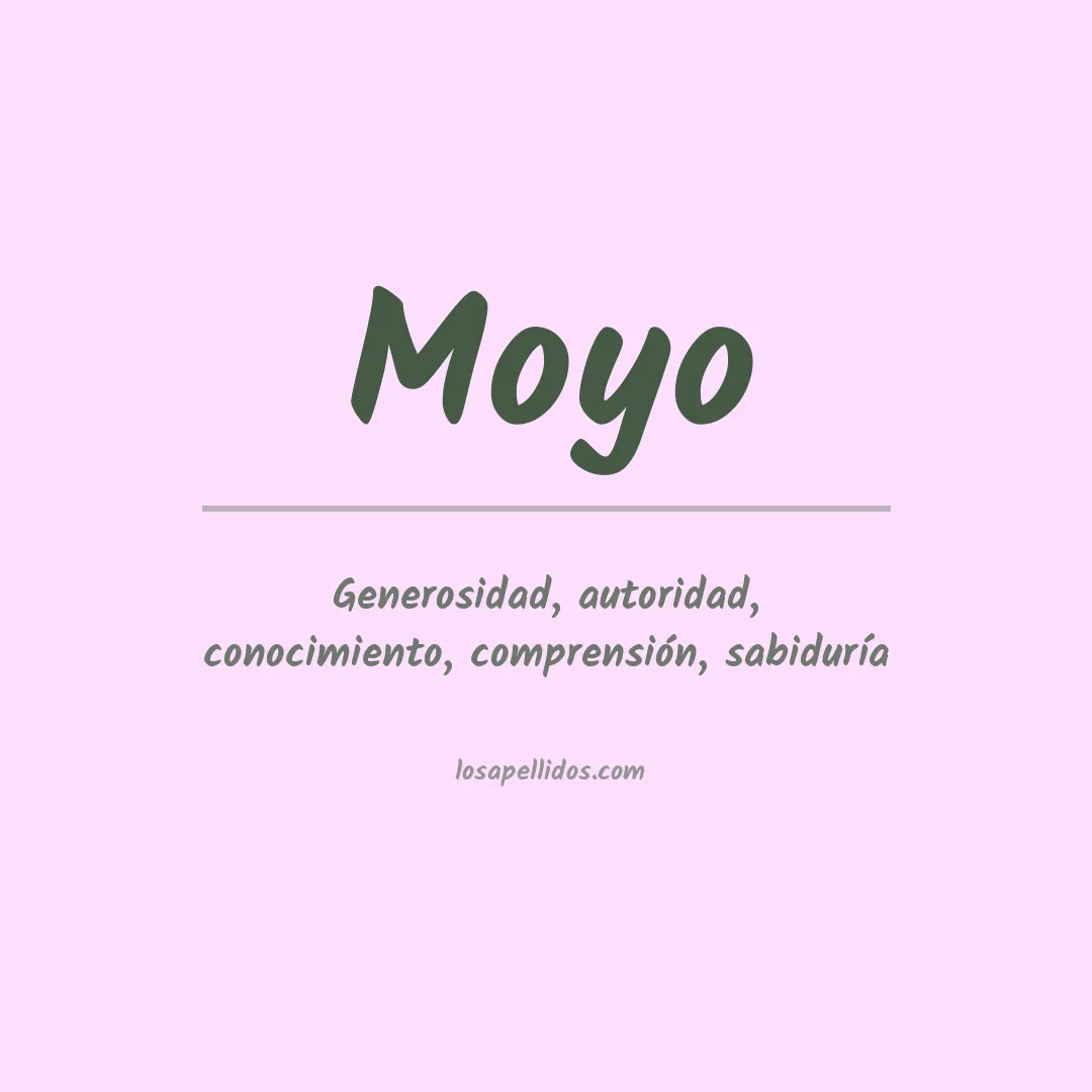 Apellido Moyo
