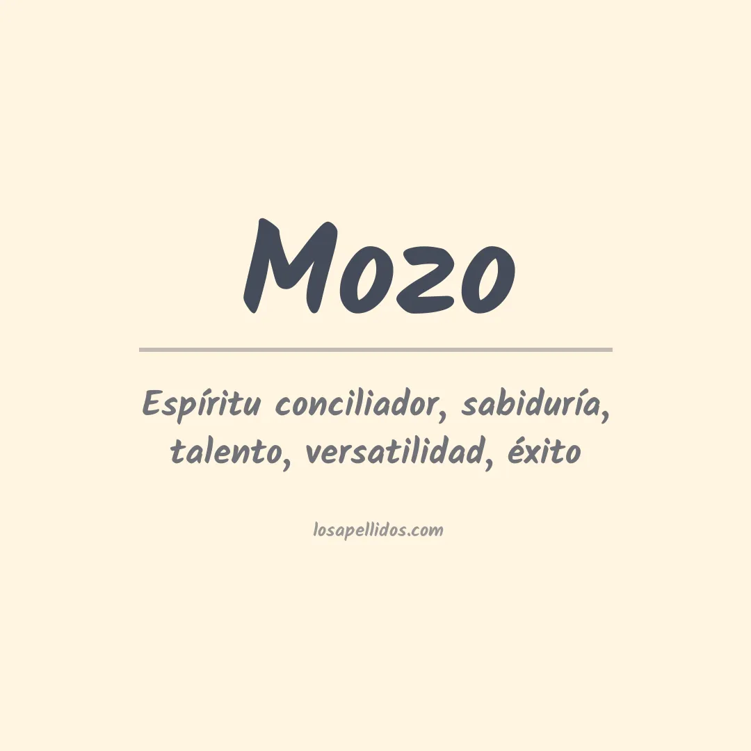 Apellido Mozo