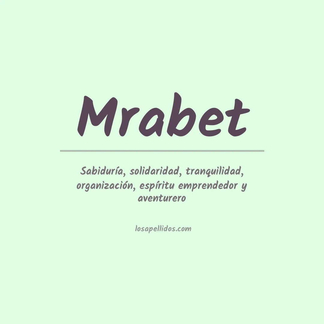 Apellido Mrabet