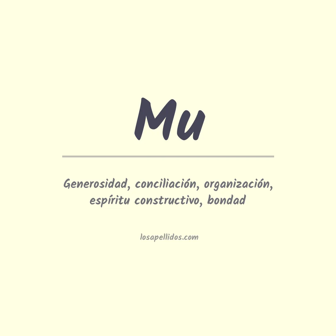 Apellido Mu