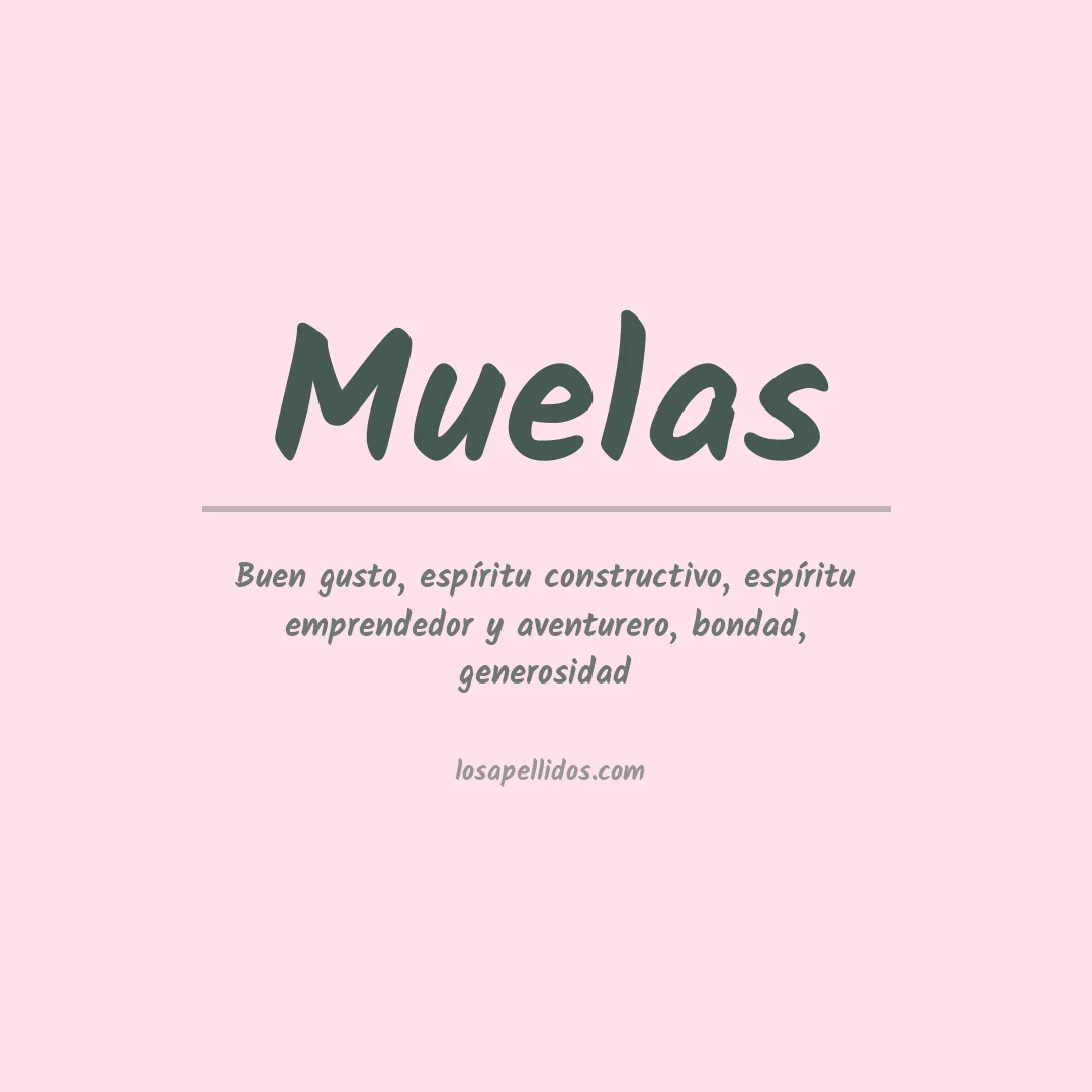 Apellido Muelas