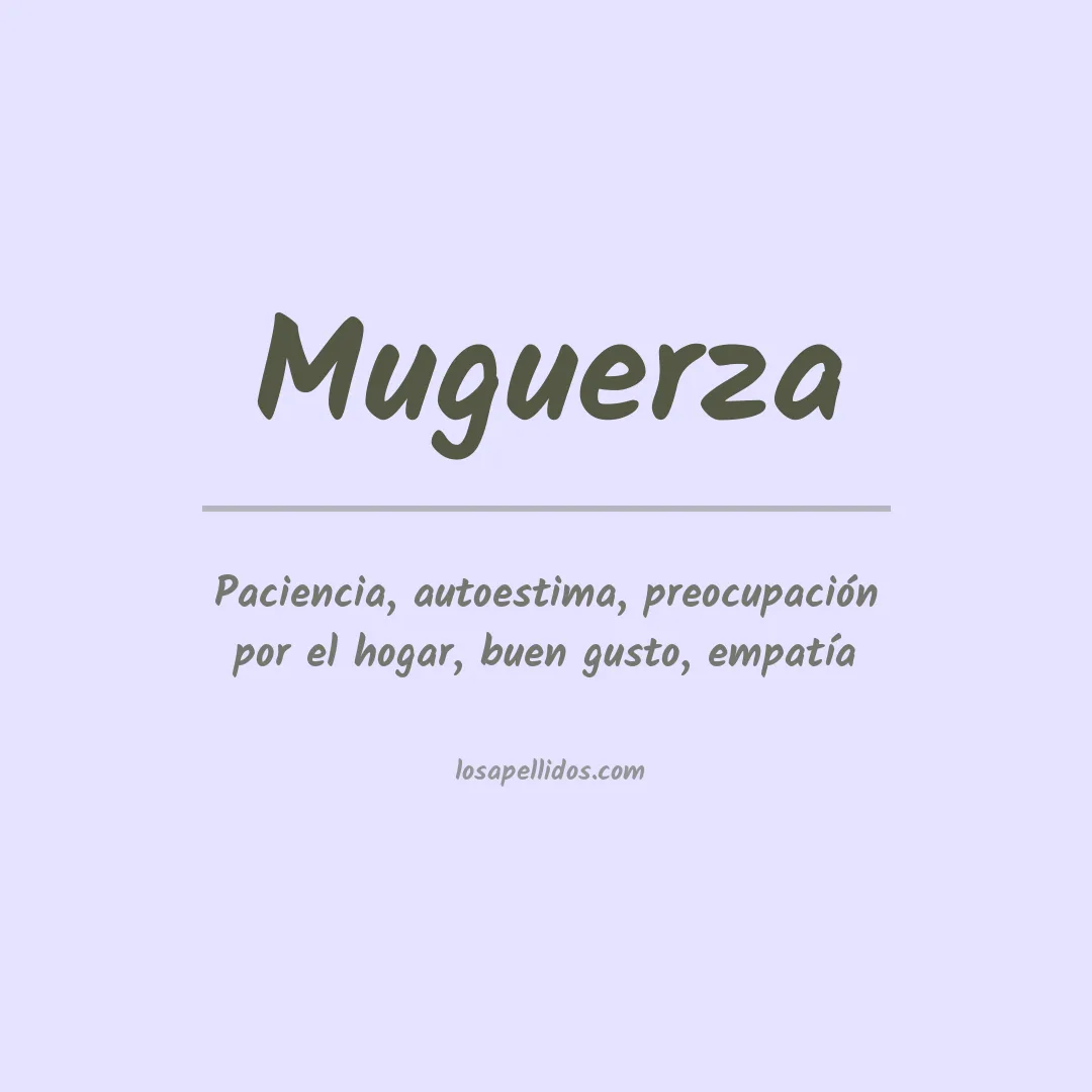 Apellido Muguerza