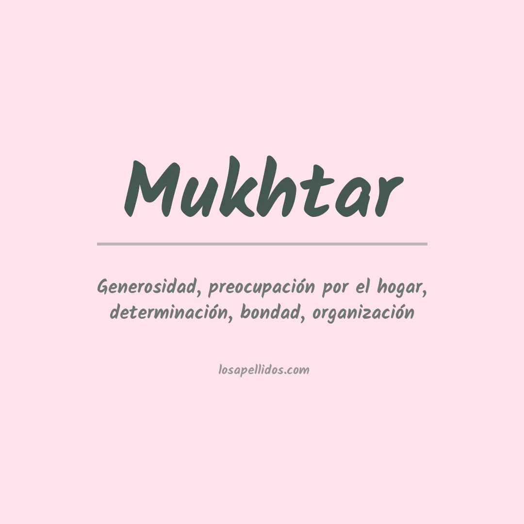 Apellido Mukhtar