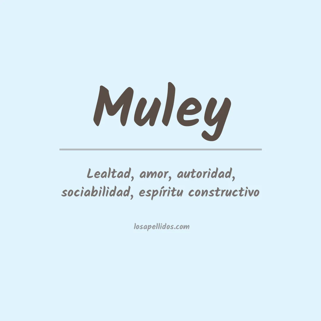 Apellido Muley